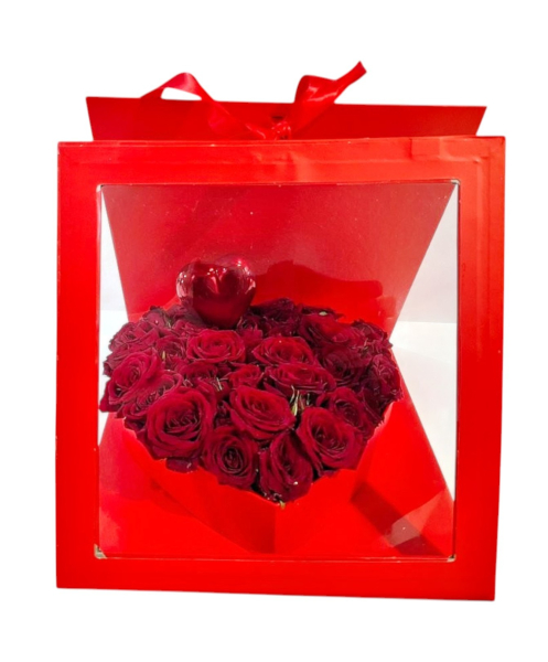 Red heart box