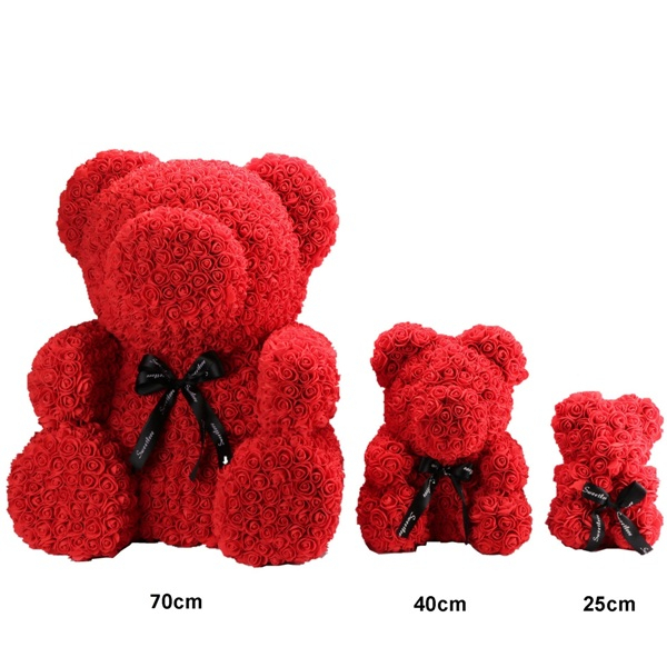 Red-rose-flower-bear