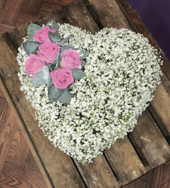 gypsophila-heart