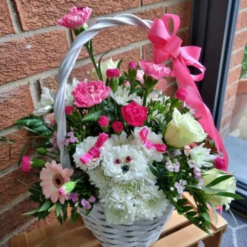 dog-flower-basket