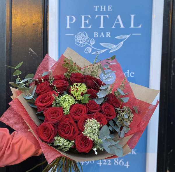 Valentines 24 red roses