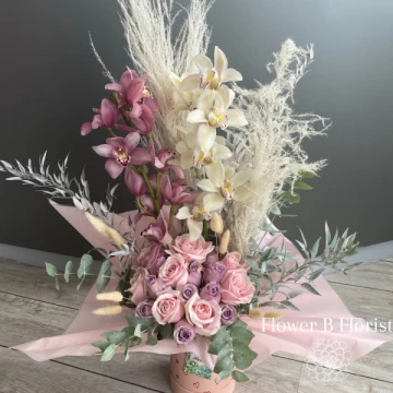 orchid-rose-hatbox