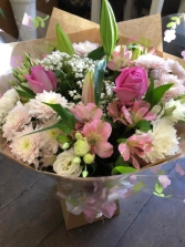pastel-hand-tied