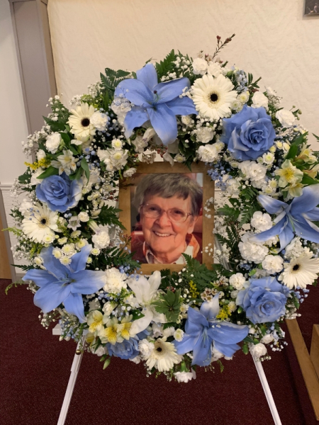 Tribute with photograph