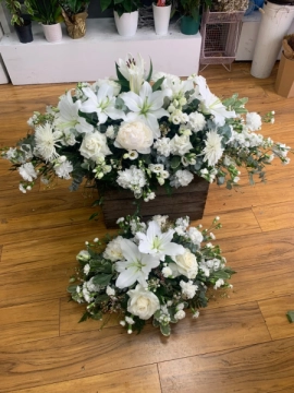 2 piece funeral tribute