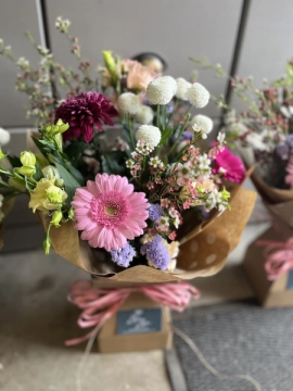 Floral box bouquet