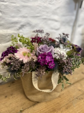 Rustic bloom bag