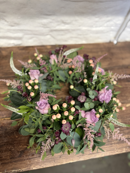 Rustic forest wreath