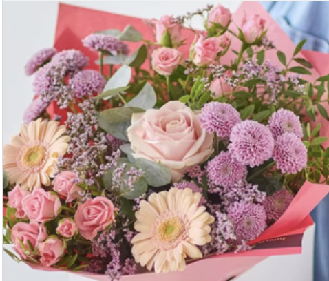 Pastel lily free bouquet