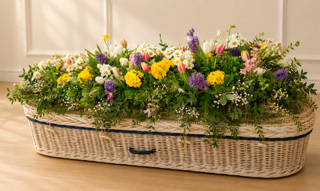 Garden casket topper