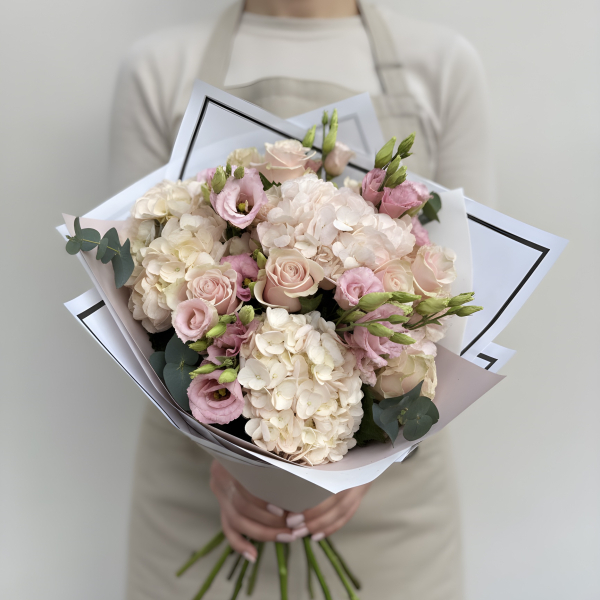 Luxurious pastel pinks