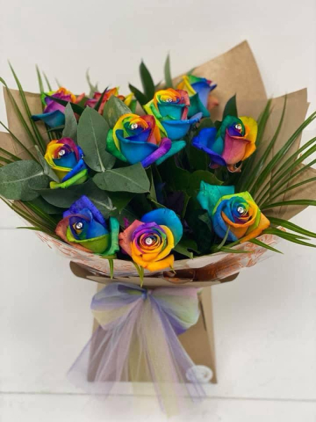 Rainbow rose