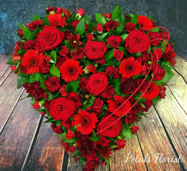Loose red heart