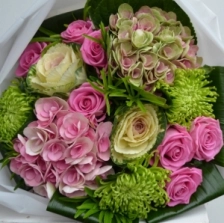 pink-green-bouquet
