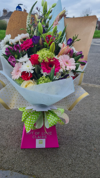 Front facing bouquet