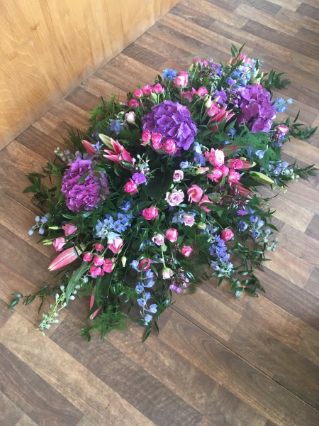 Lavender coffin spray