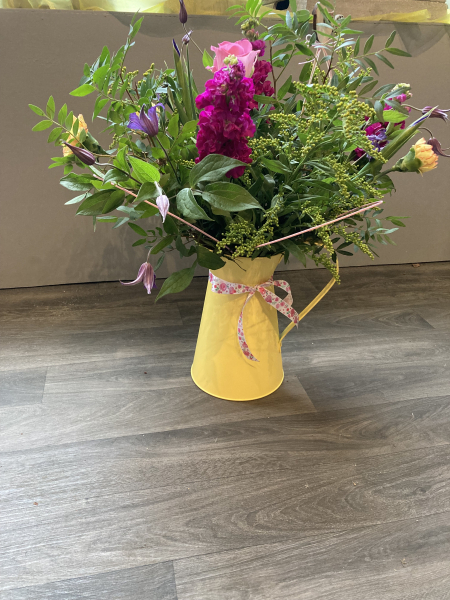 Yellow scented jug gift