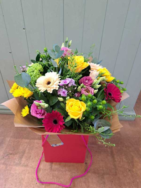 Happy vibes hand-tied