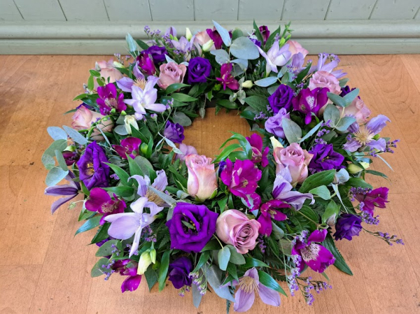 Purple haze wreath