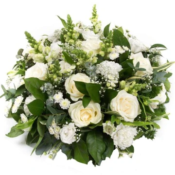 classical-white-posy-pad