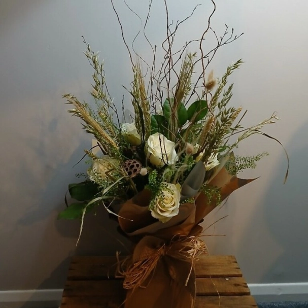 Natural style box arrangement