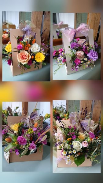 Delightful flower bag
