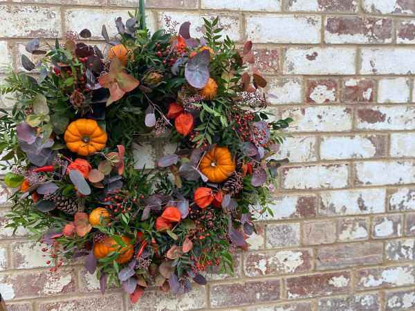 Bespoke autumnal wreath