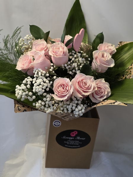 12 pink roses valentine26