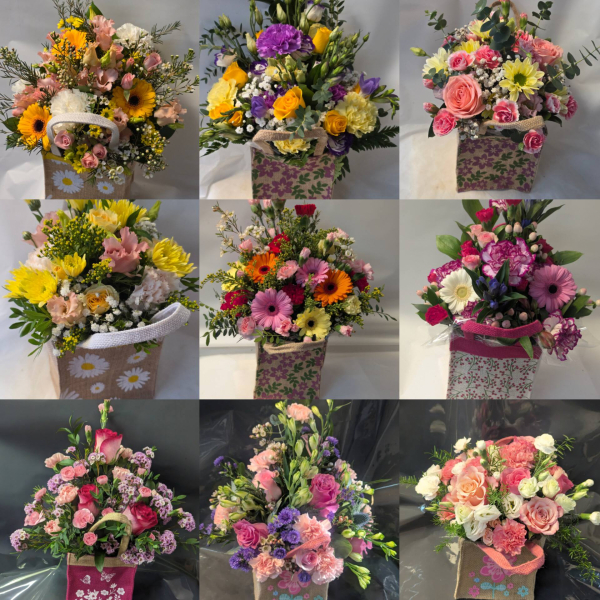 The pretty floral bag