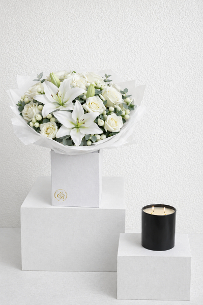 Rose and lily bouquet