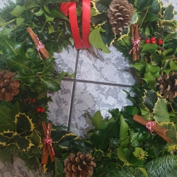 Natural xmas wreath