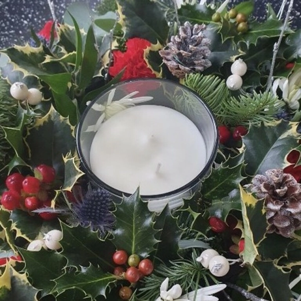 Candle ring arrangement