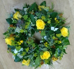yellow-and-green-wreath