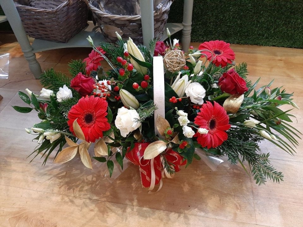 Luxury festive basket