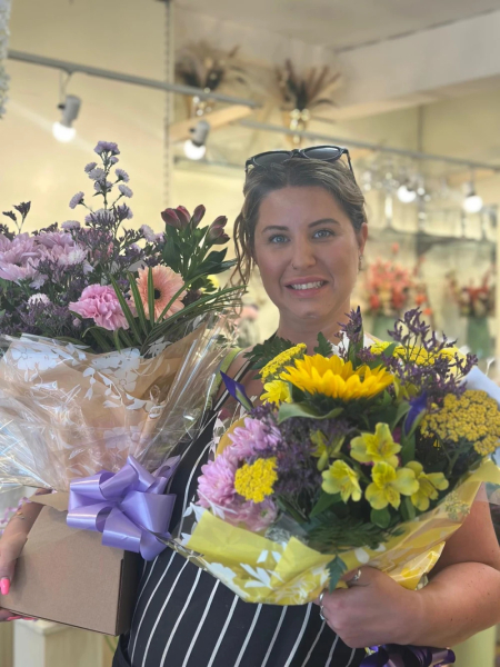 Florist choice hand-tied