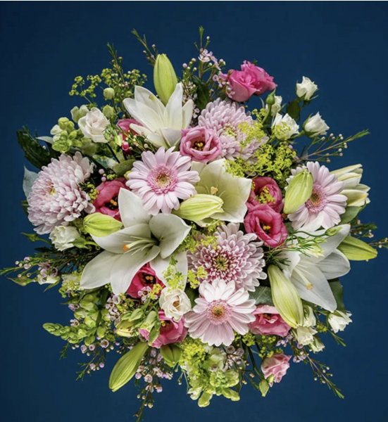 Delicate pastel shades