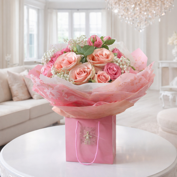 Blush elegance gift bag