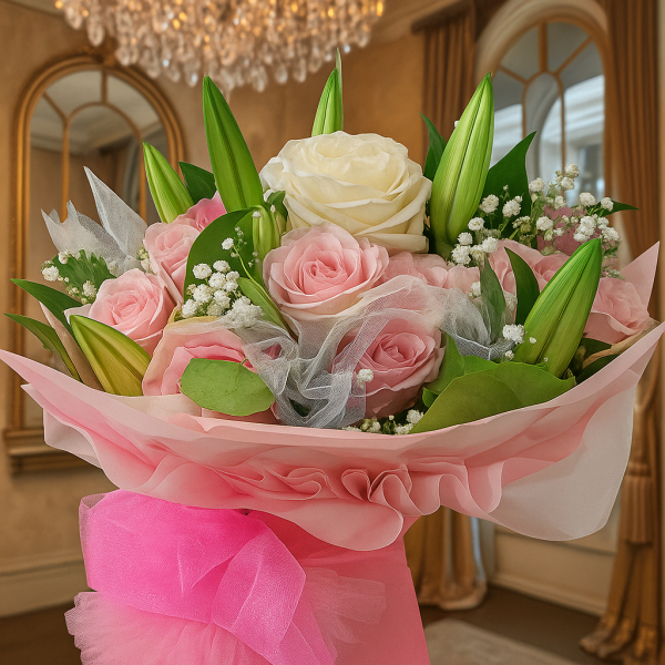 Ivory-blush elegance