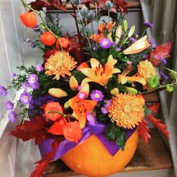 funky-pumpkin-arrangement