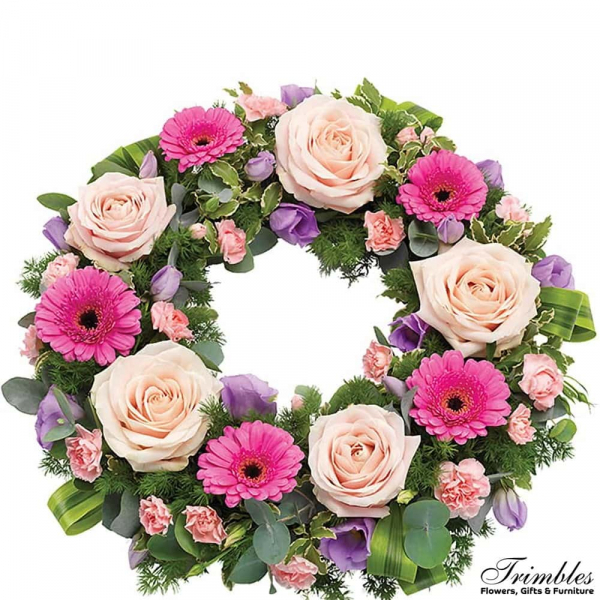Rose-gerbera-wreath