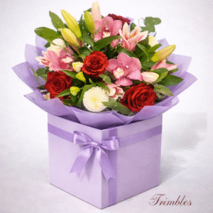 Rose orchid-lily bouqu