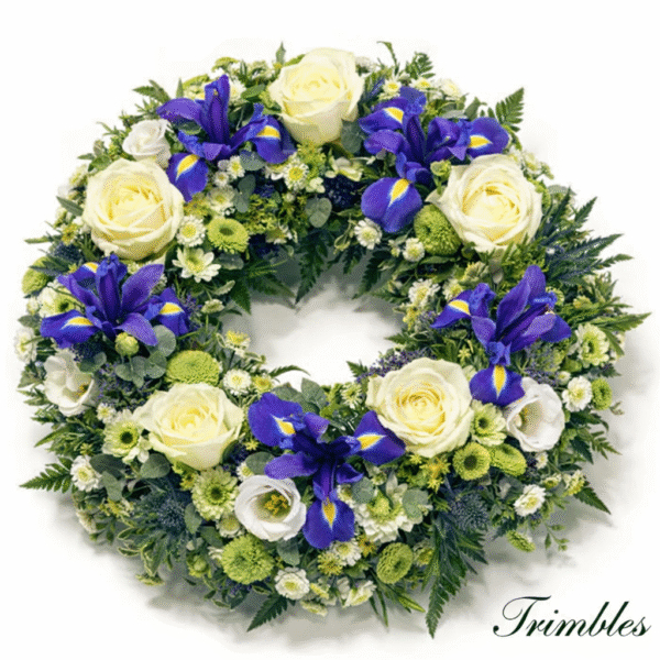 Classic wreath for a gent