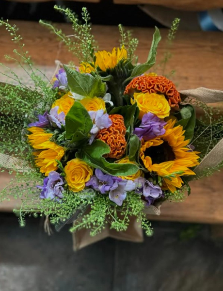Sunshine rustic bouquet