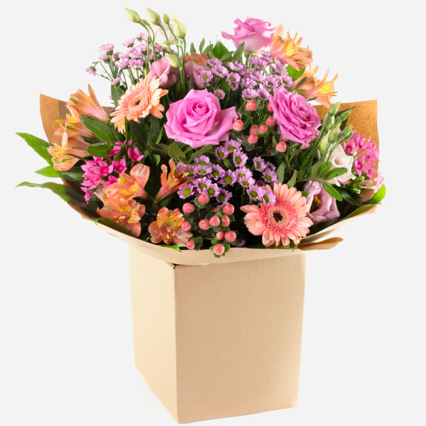 Pink blossom bouquet