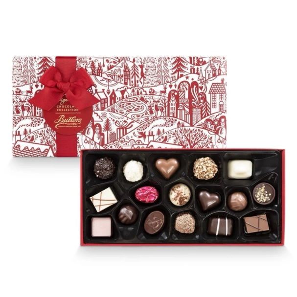 Gift-wrapped signature christmas assortment 250g