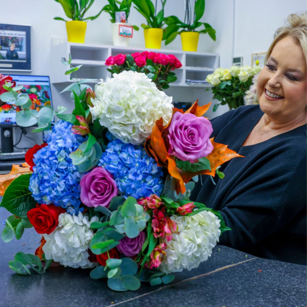 Florist choice hand-tied