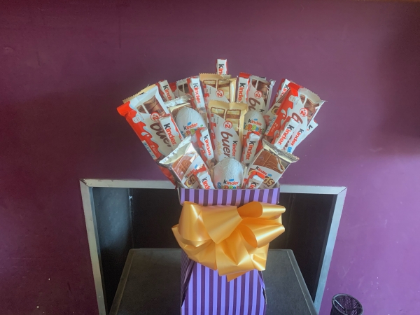 Kinder-chocolate-bouquet
