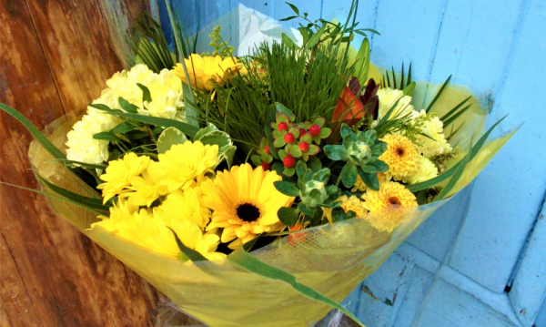 Golden sunshine bouquet