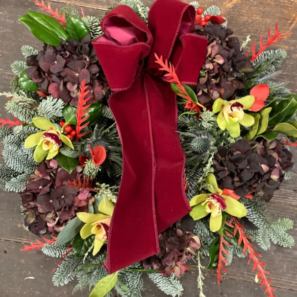 Fresh door wreaths