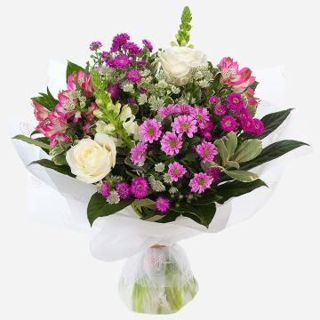 hello-hand-tied-bouquet-with-pink-cerise-and-white-flowers-1
